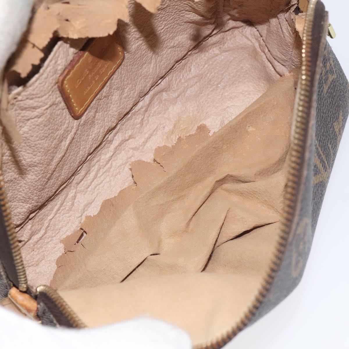 LOUIS VUITTON Monogram Pochette Cosmetic PM Cosmetic Pouch M47515 LV Auth BA3383