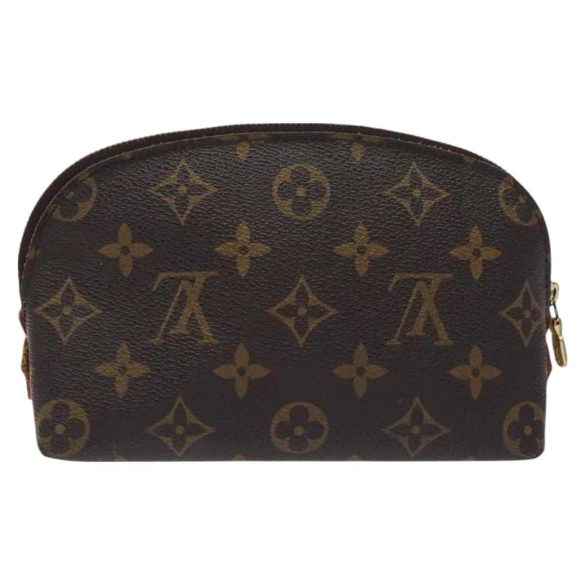 LOUIS VUITTON Monogram Pochette Cosmetic PM Cosmetic Pouch M47515 LV Auth BA3383