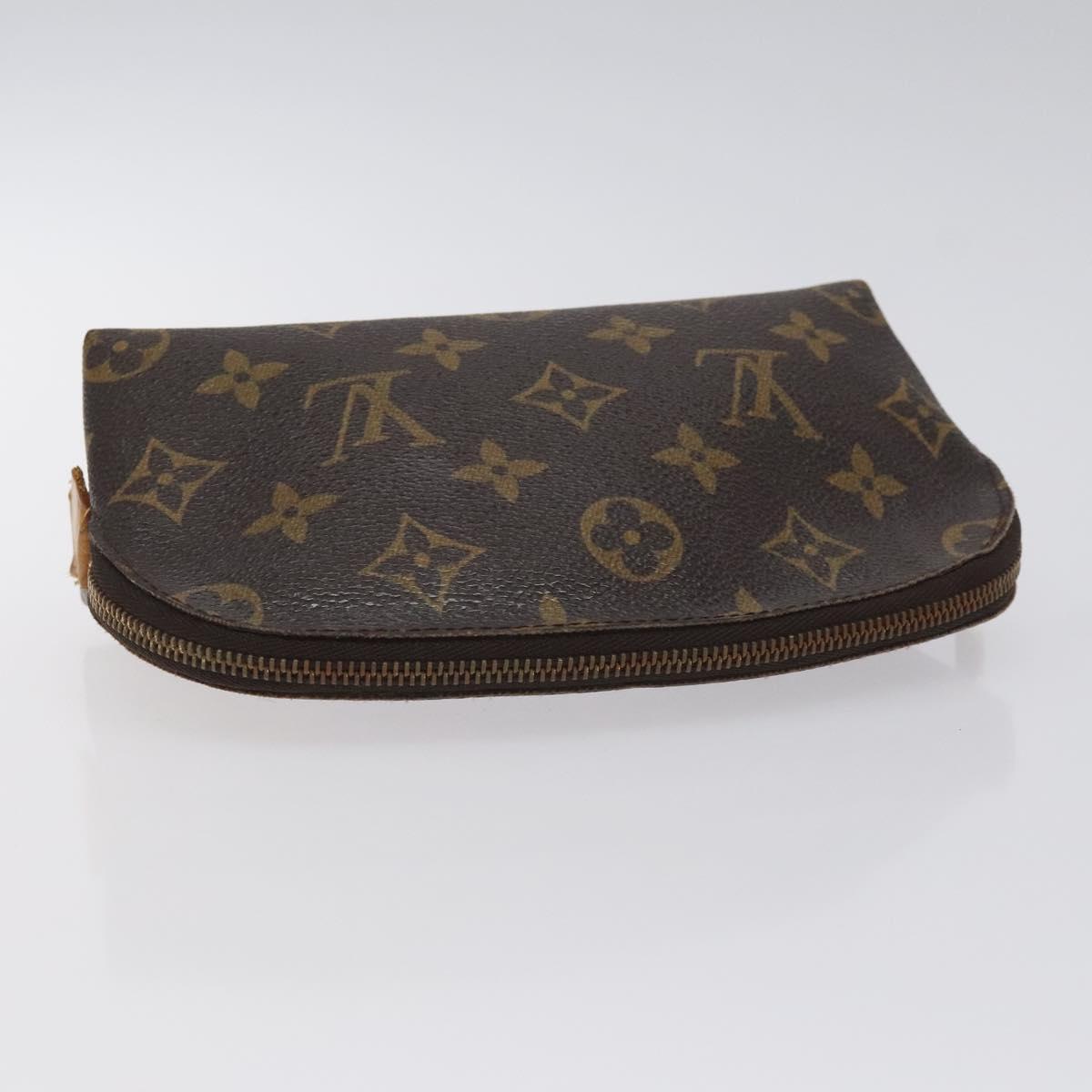 LOUIS VUITTON Monogram Pochette Cosmetic PM Cosmetic Pouch M47515 LV Auth BA3383