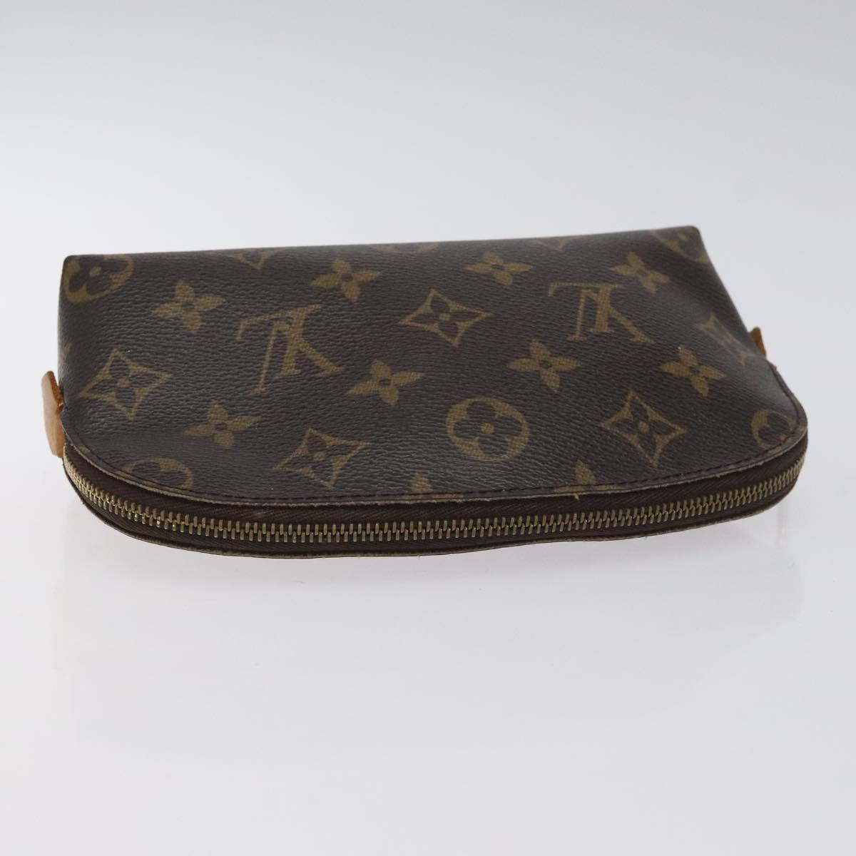 LOUIS VUITTON Monogram Pochette Cosmetic PM Cosmetic Pouch M47515 LV Auth BA3384
