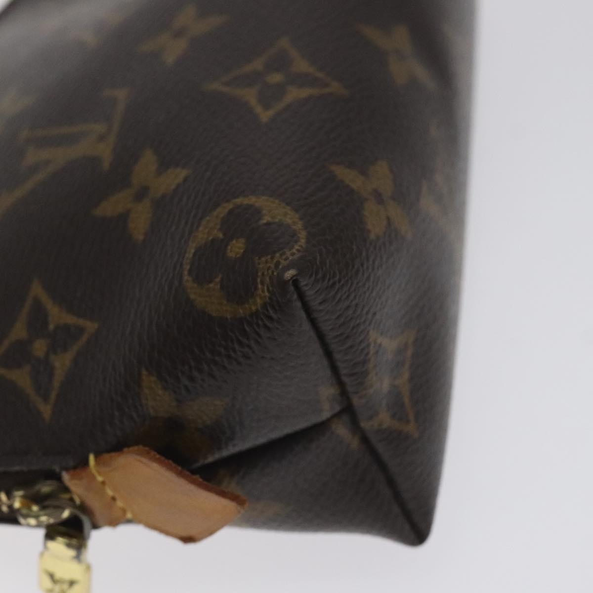 LOUIS VUITTON Monogram Pochette Cosmetic PM Cosmetic Pouch M47515 LV Auth BA3384