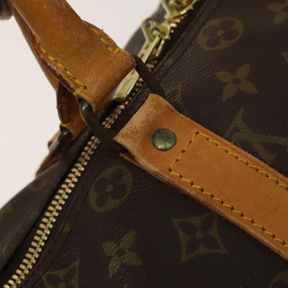 LOUIS VUITTON Monogram Keepall 45 Boston Bag M41428 LV Auth BA3491