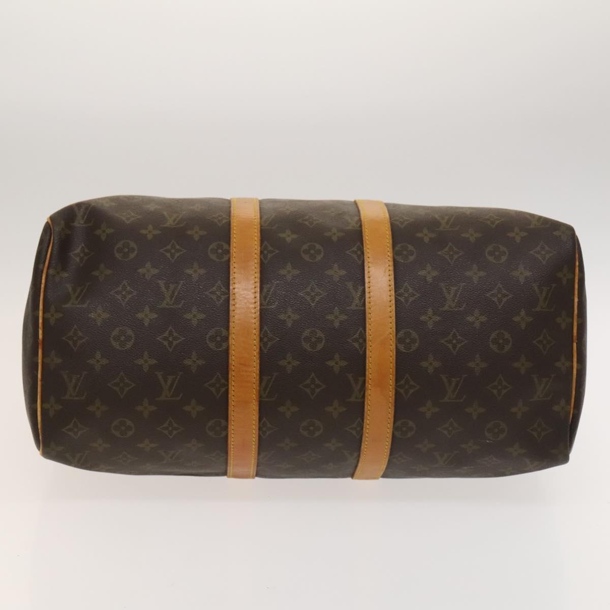 LOUIS VUITTON Monogram Keepall 45 Boston Bag M41428 LV Auth BA3491