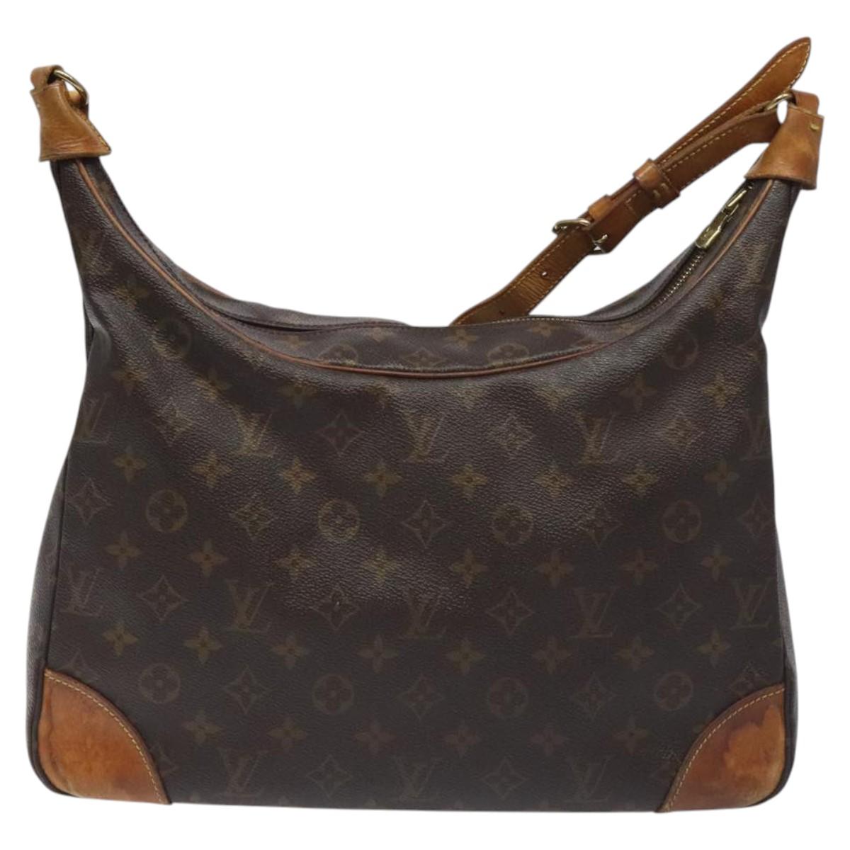 LOUIS VUITTON Monogram Boulogne 35 Shoulder Bag M51260 LV Auth BA3493