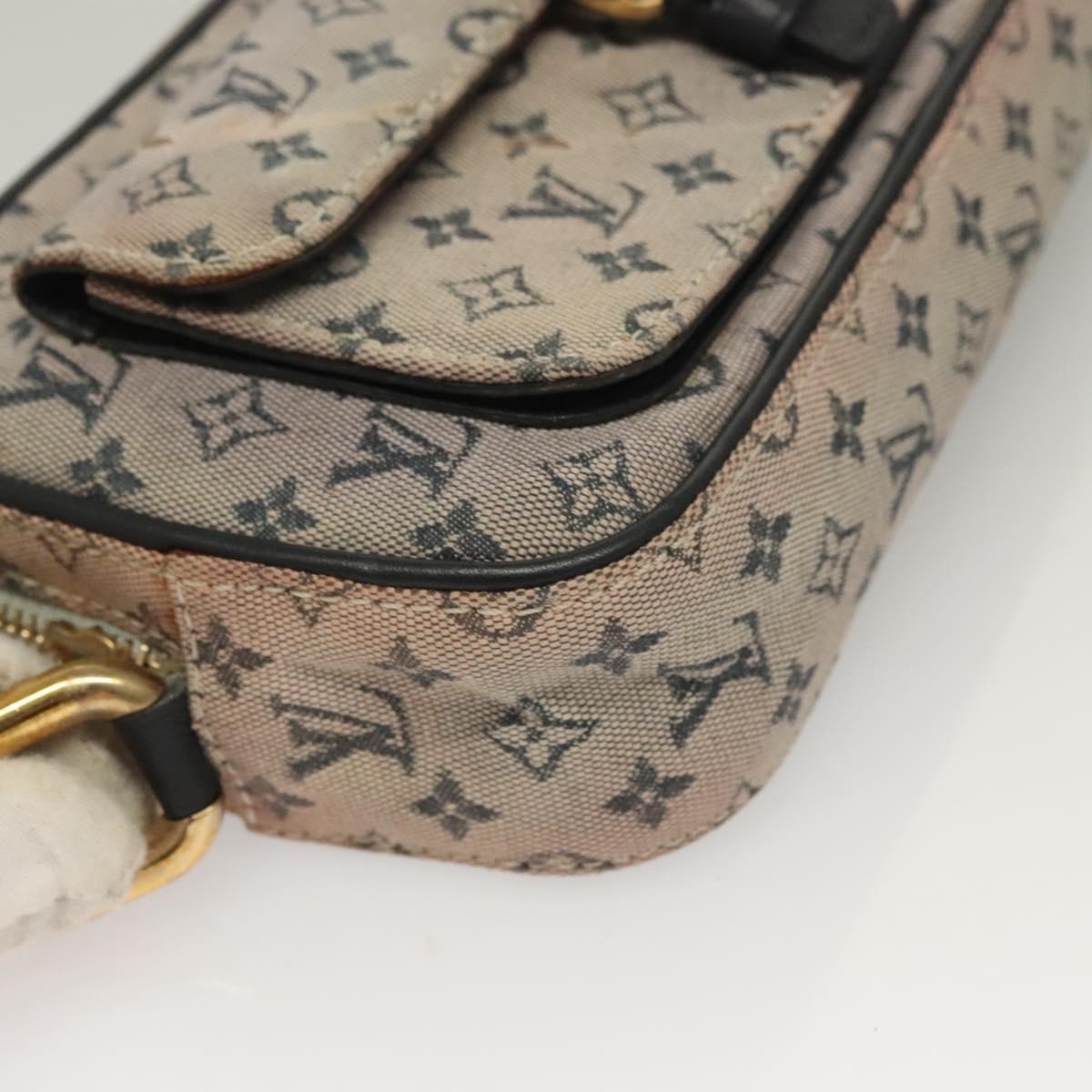 LOUIS VUITTON Monogram Mini Juliet MM Shoulder Bag Blue M92004 LV Auth BA3497