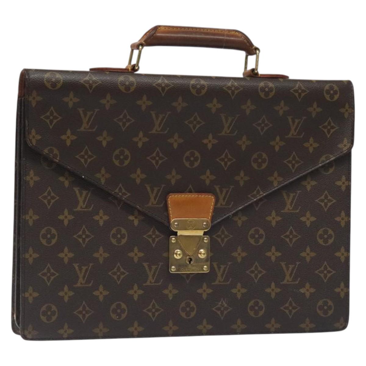 LOUIS VUITTON Monogram Serviette Conseiller Briefcase M53331 LV Auth BA3506