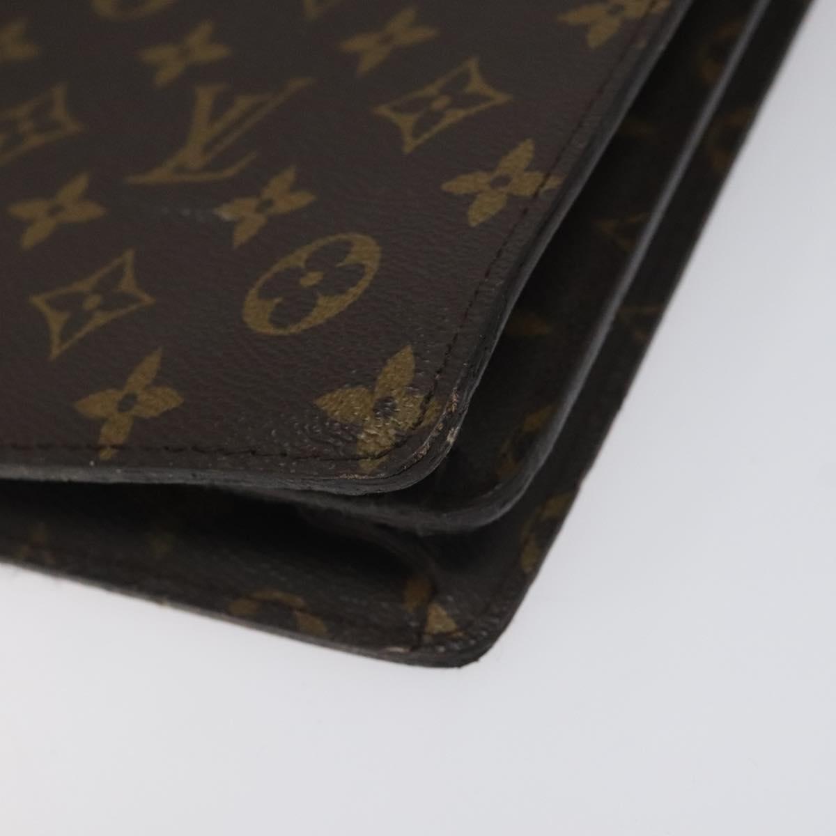 LOUIS VUITTON Monogram Serviette Conseiller Briefcase M53331 LV Auth BA3506