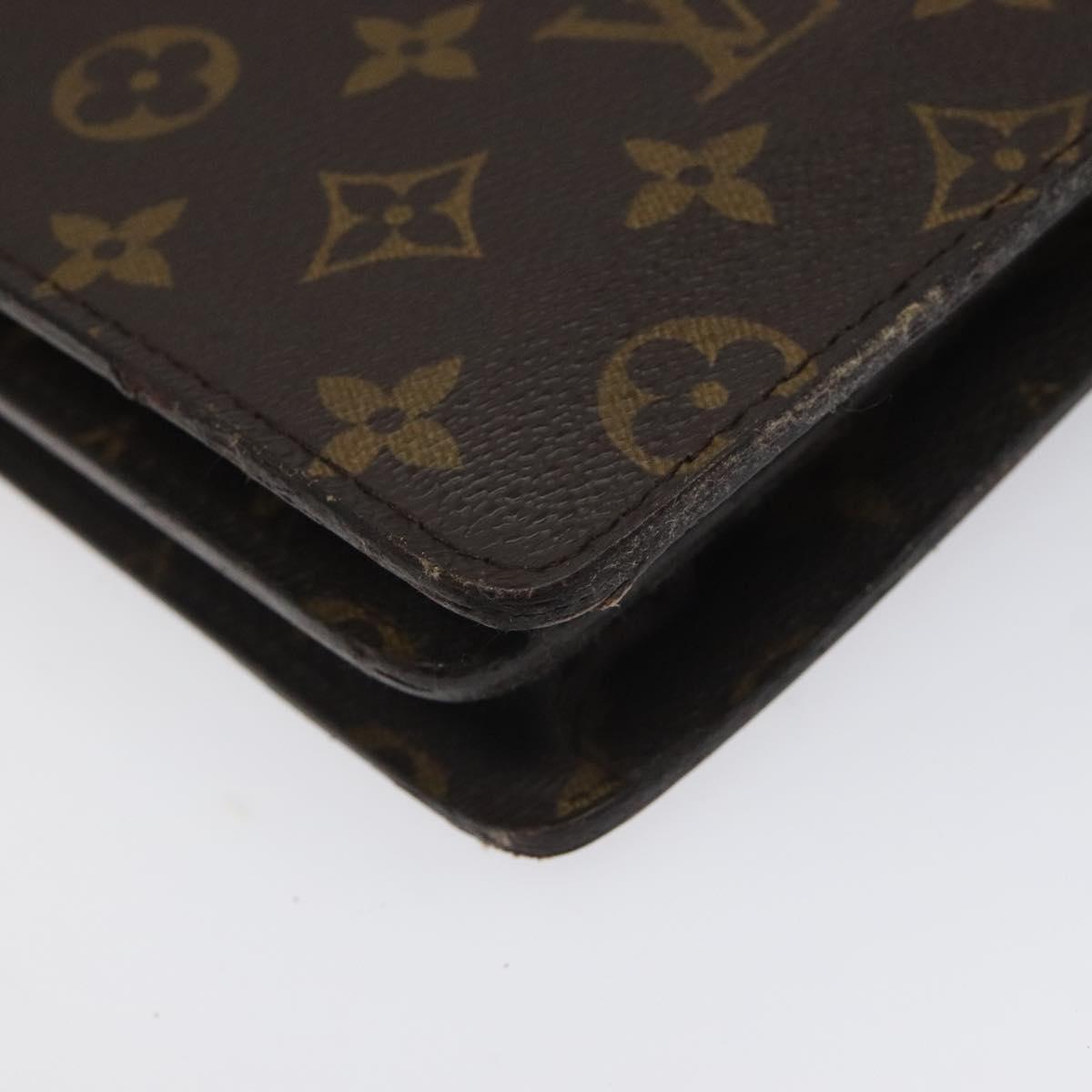 LOUIS VUITTON Monogram Serviette Conseiller Briefcase M53331 LV Auth BA3506