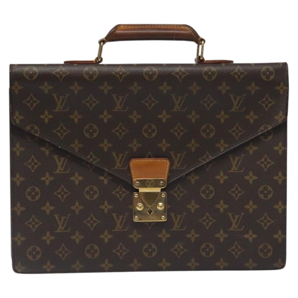 LOUIS VUITTON Monogram Serviette Conseiller Briefcase M53331 LV Auth BA3506