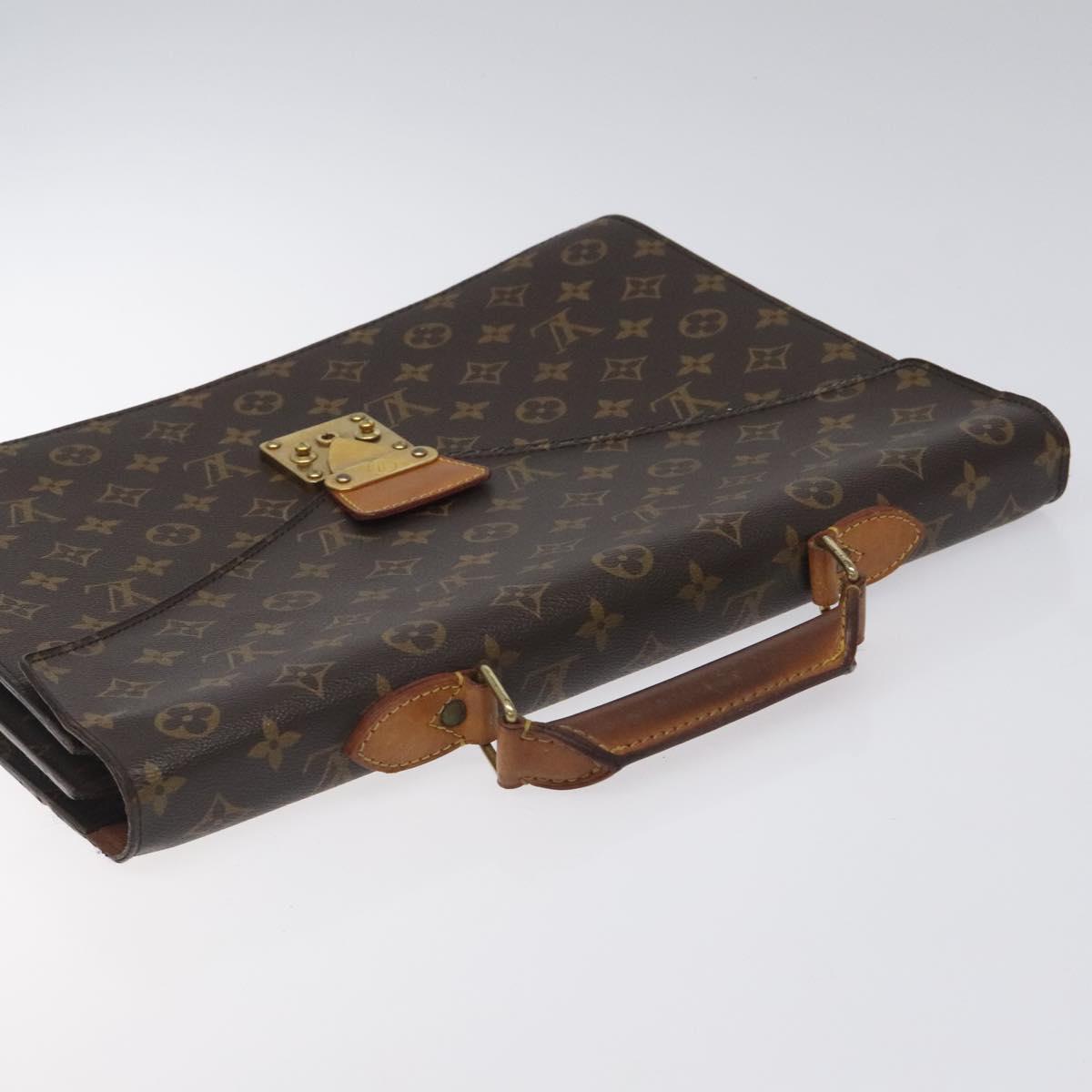 LOUIS VUITTON Monogram Serviette Conseiller Briefcase M53331 LV Auth BA3506