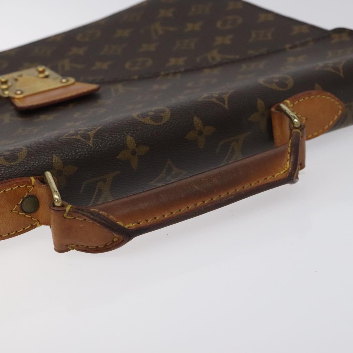LOUIS VUITTON Monogram Serviette Conseiller Briefcase M53331 LV Auth BA3506