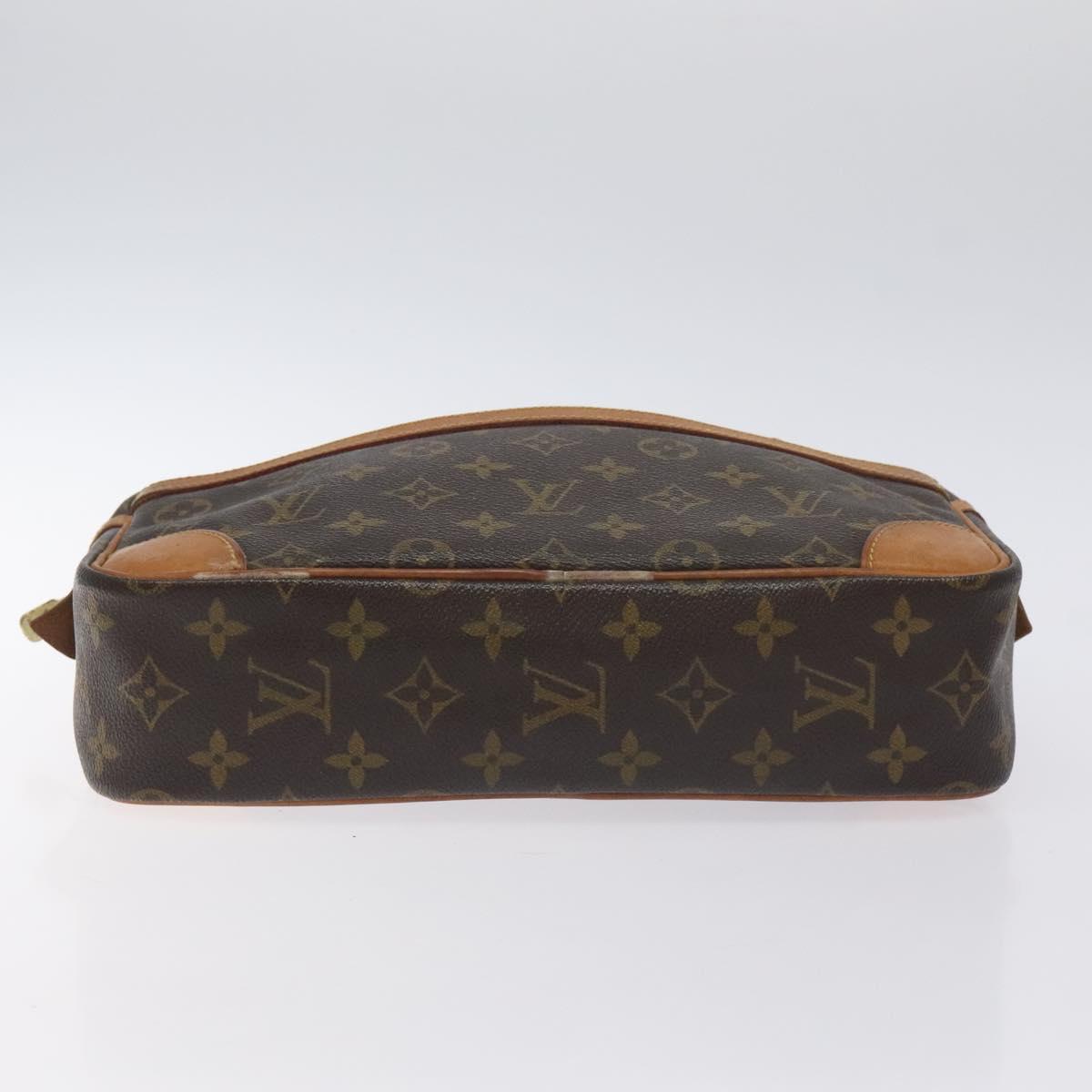 LOUIS VUITTON Monogram Compiegne 28 Clutch Bag M51845 LV Auth BA3523