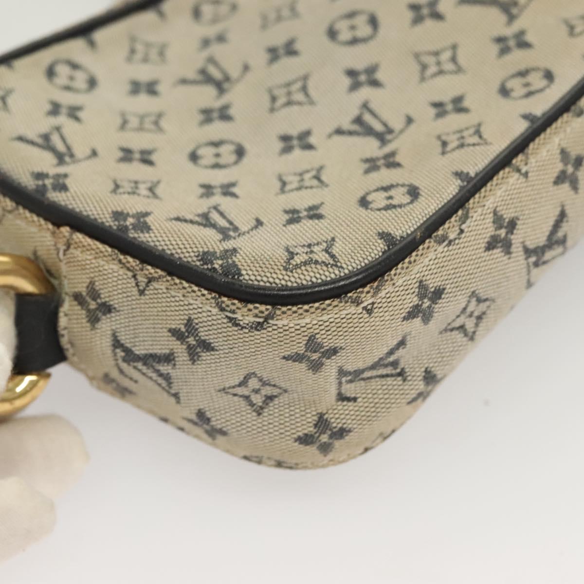 LOUIS VUITTON Monogram Mini Juliet MM Shoulder Bag Blue M92004 LV Auth BA3525