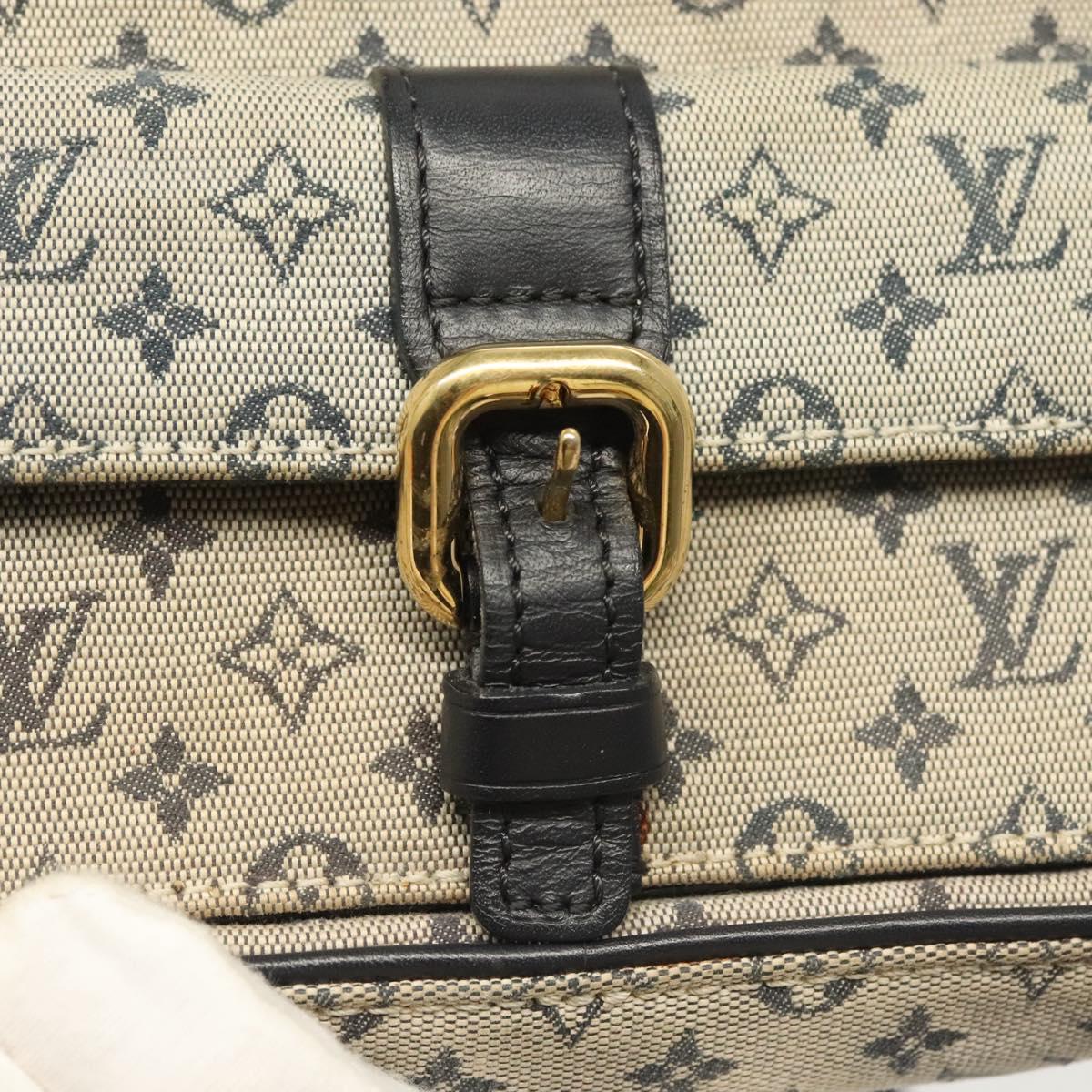 LOUIS VUITTON Monogram Mini Juliet MM Shoulder Bag Blue M92004 LV Auth BA3525