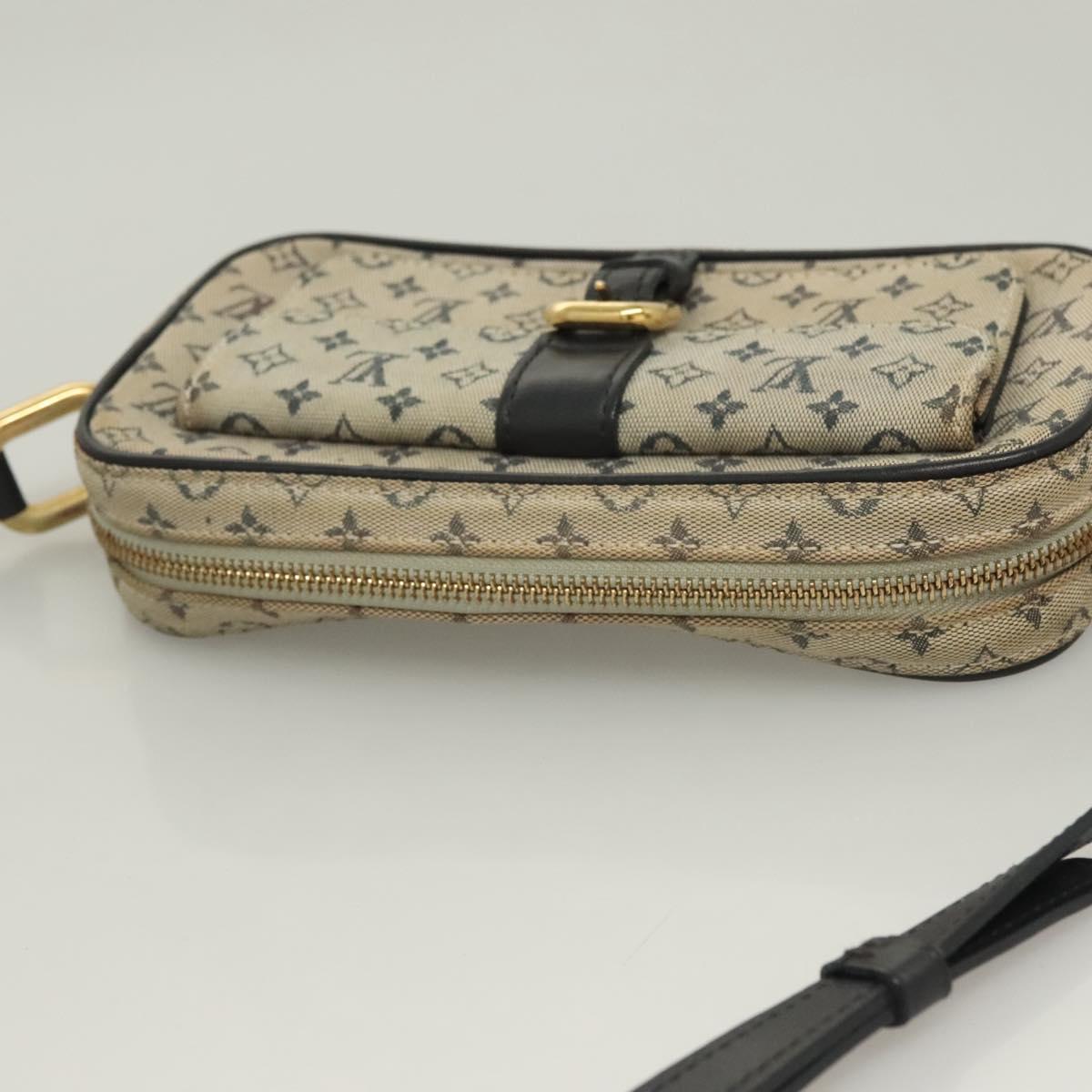 LOUIS VUITTON Monogram Mini Juliet MM Shoulder Bag Blue M92004 LV Auth BA3525