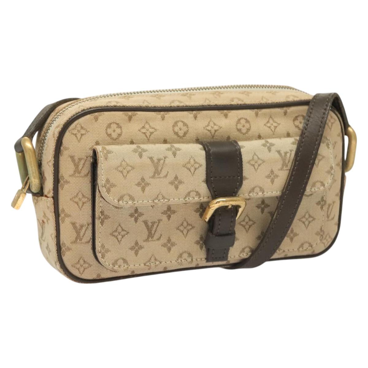 LOUIS VUITTON Monogram Mini Juliet MM Shoulder Bag Khaki M92218 LV Auth BA3526
