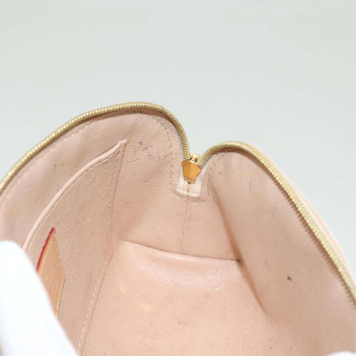 LOUIS VUITTON Damier Azur Pochette Cosmetic PM Pouch N60024 LV Auth BA3528