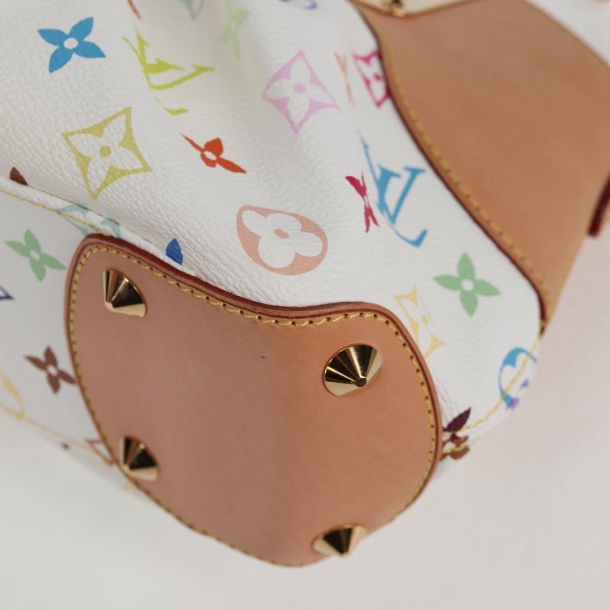 LOUIS VUITTON Monogram Multicolor Judy PM Shoulder Bag White M40257 Auth BA3564V