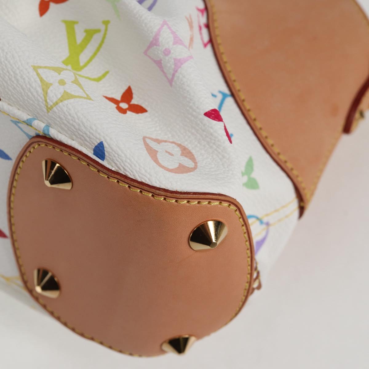 LOUIS VUITTON Monogram Multicolor Judy PM Shoulder Bag White M40257 Auth BA3564V