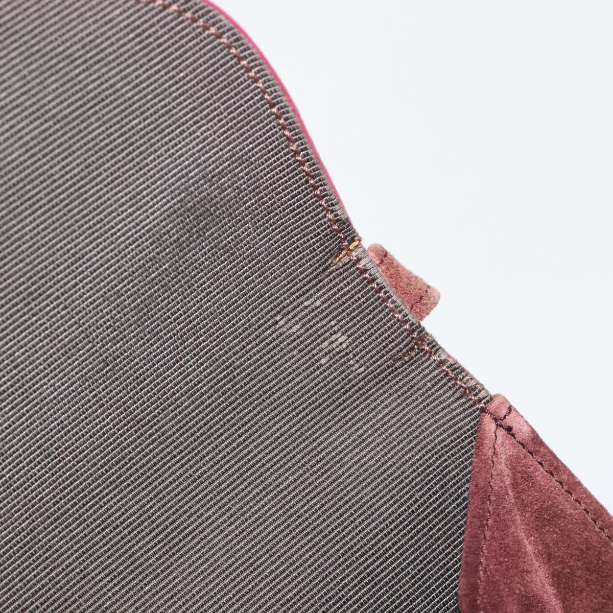 SAINT LAURENT Shoulder Bag Suede Brown Auth BA3599