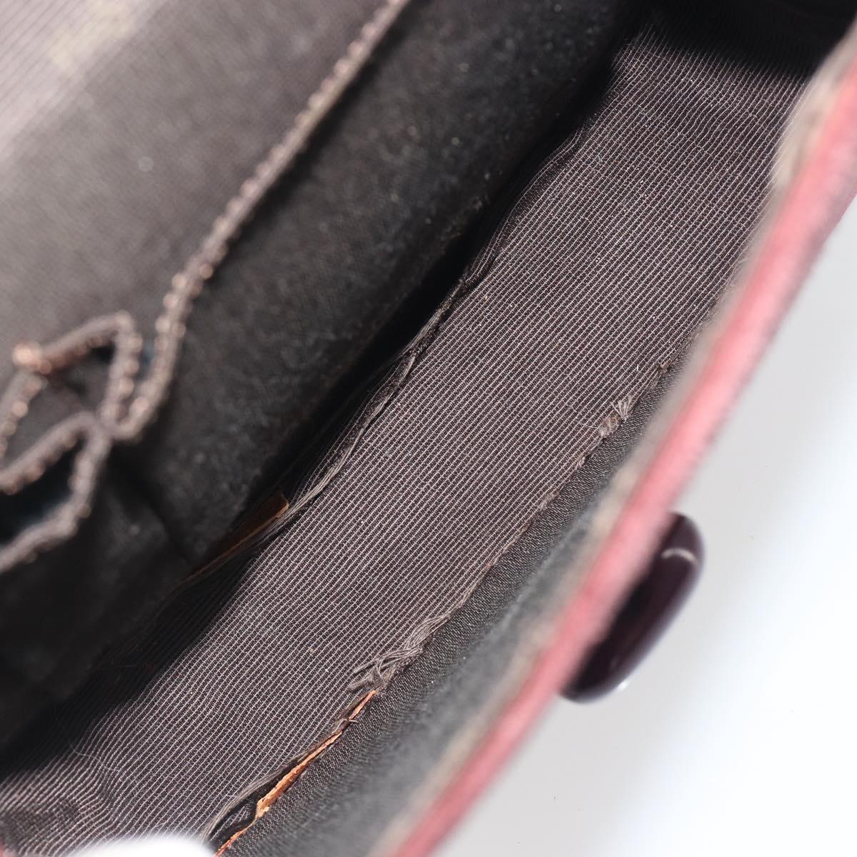 SAINT LAURENT Shoulder Bag Suede Brown Auth BA3599