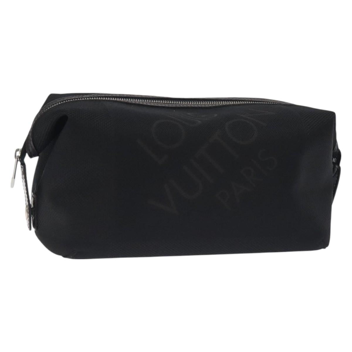 LOUIS VUITTON Damier Geant Trousse Albatross Bag Black Noir M93091 Auth BA3633