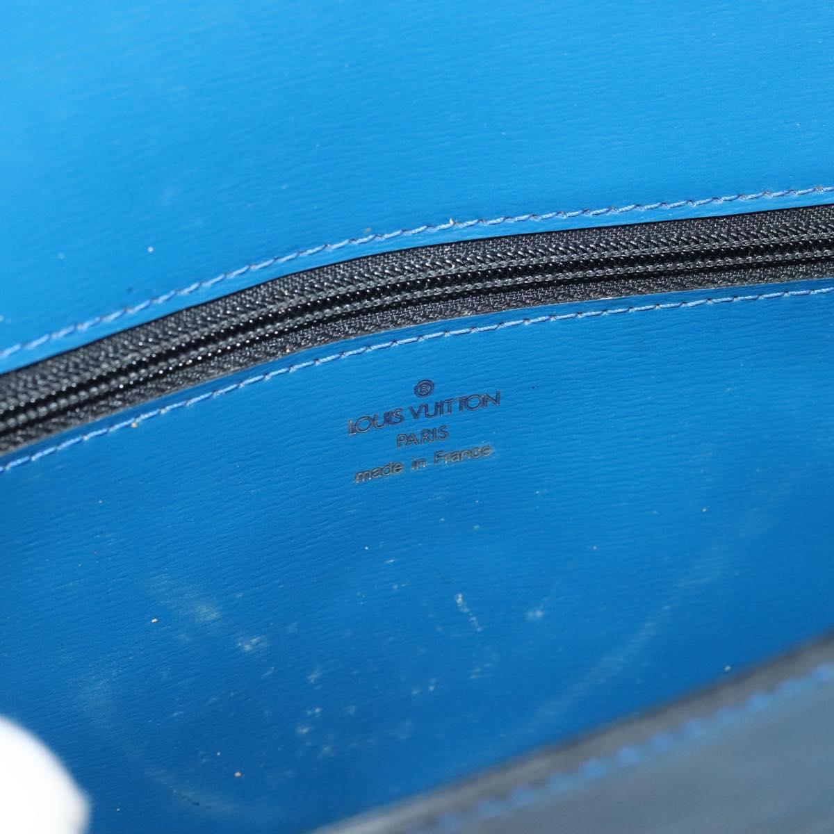 LOUIS VUITTON Epi Pochette Arche Shoulder Bag Blue M52575 LV Auth BA3634