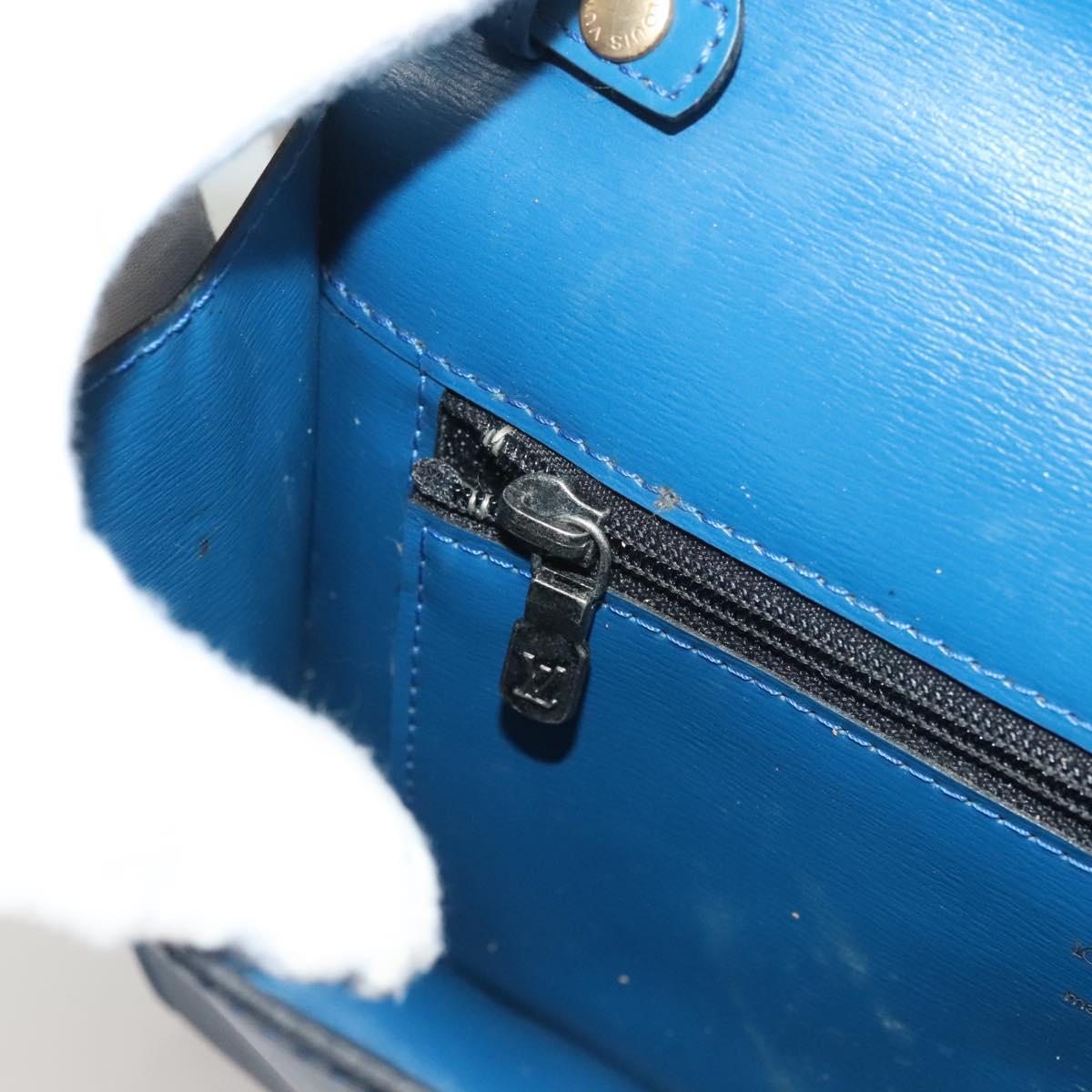 LOUIS VUITTON Epi Pochette Arche Shoulder Bag Blue M52575 LV Auth BA3634