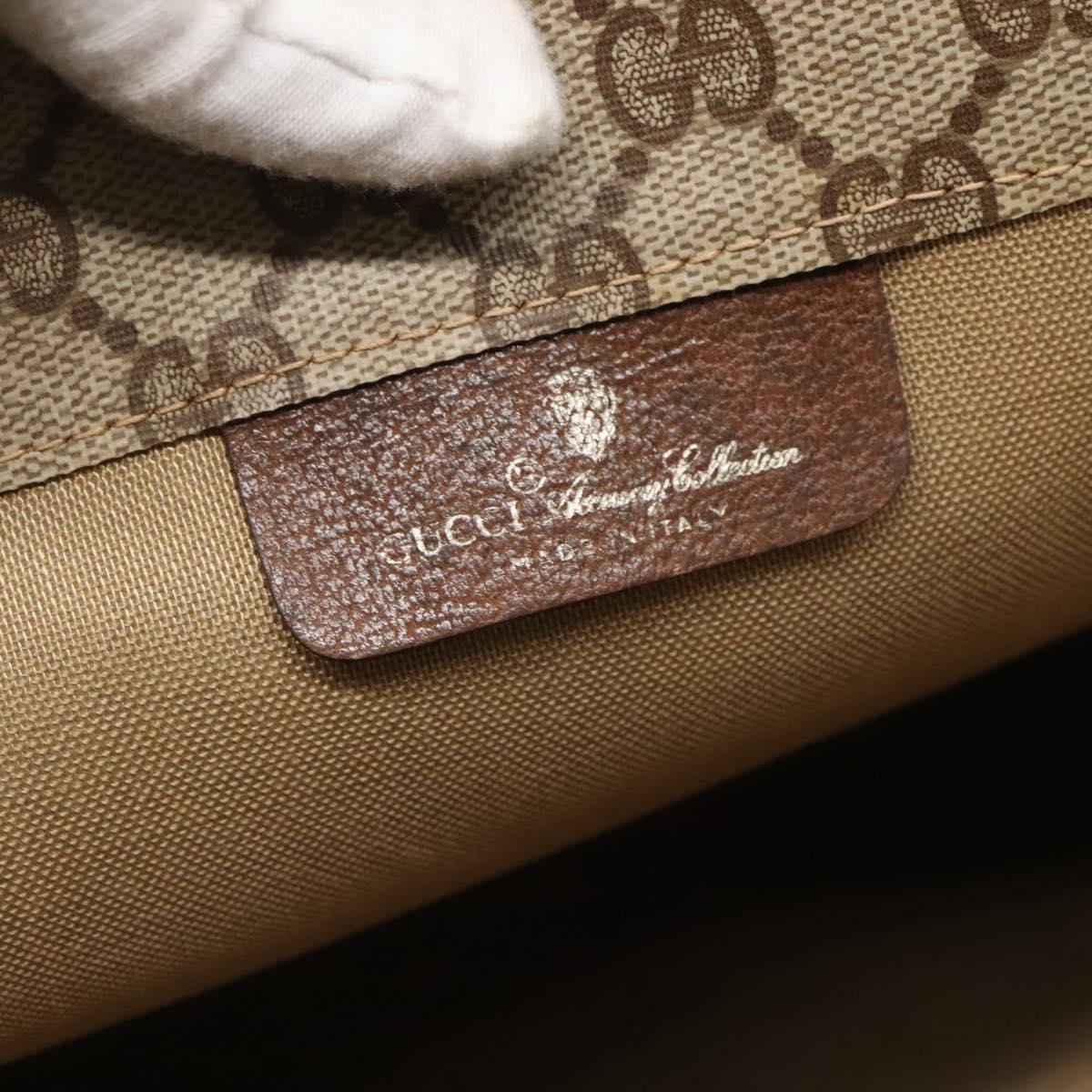 GUCCI GG Supreme Tote Bag PVC Beige 41 02 109 Auth BA3643