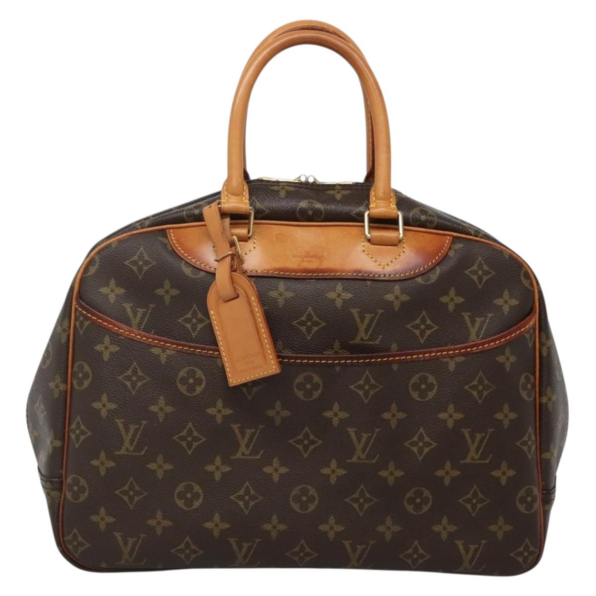 LOUIS VUITTON Monogram Deauville Hand Bag M47270 LV Auth BA3647