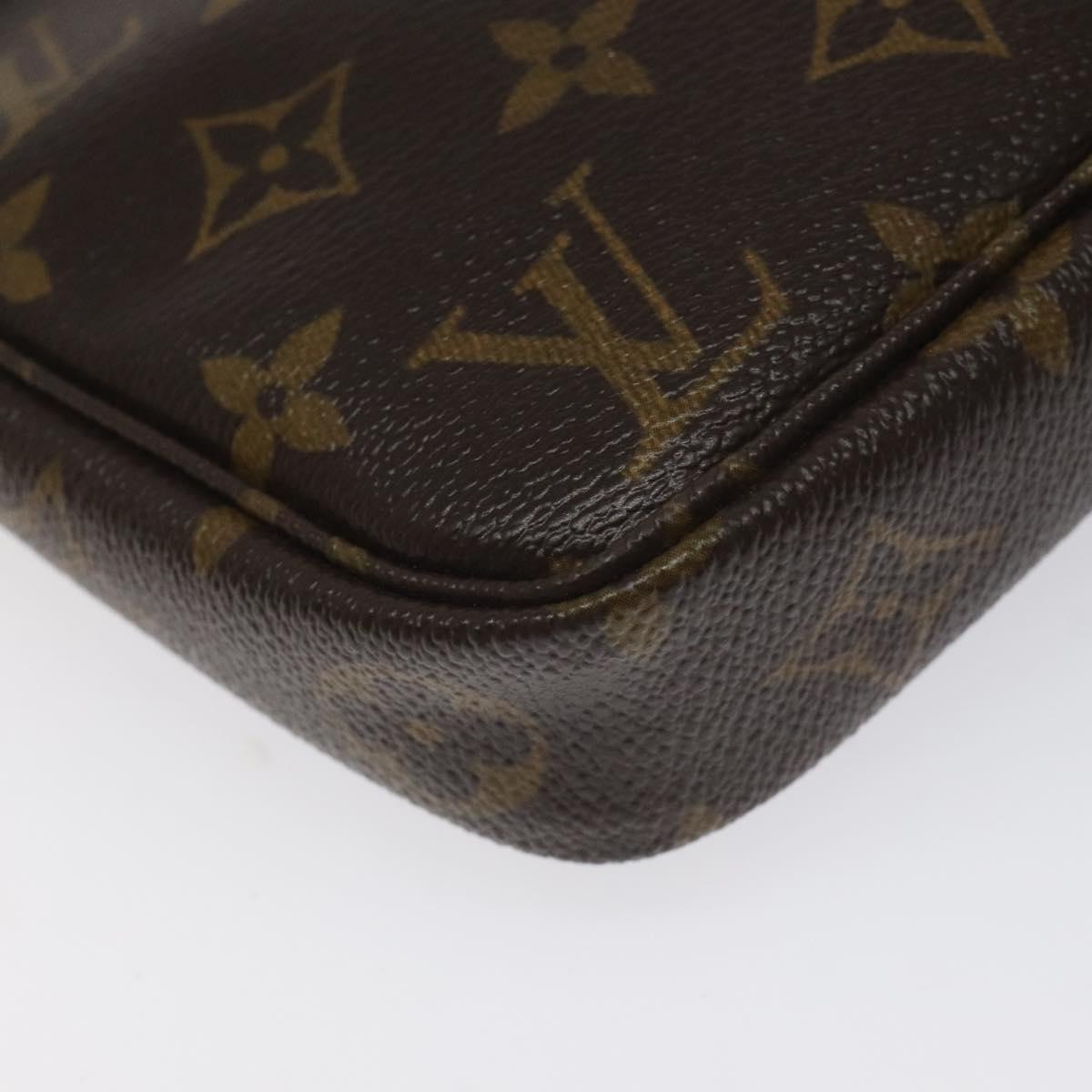 LOUIS VUITTON Monogram Panda Pochette Accessoires Pouch M51981 LV Auth BA3649V