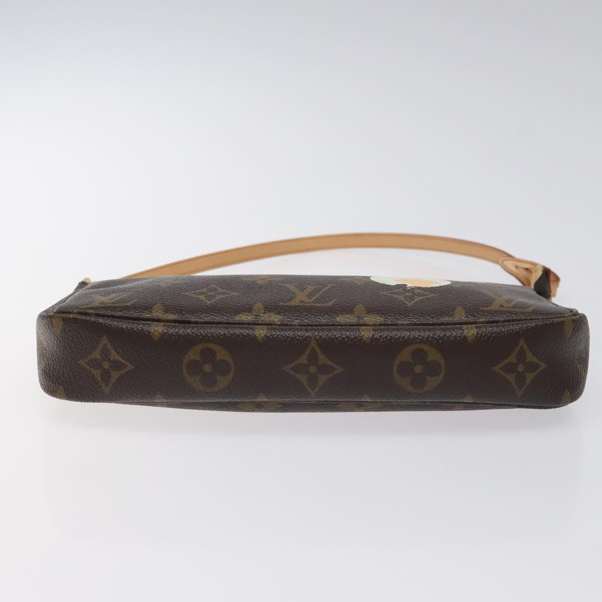 LOUIS VUITTON Monogram Panda Pochette Accessoires Pouch M51981 LV Auth BA3649V