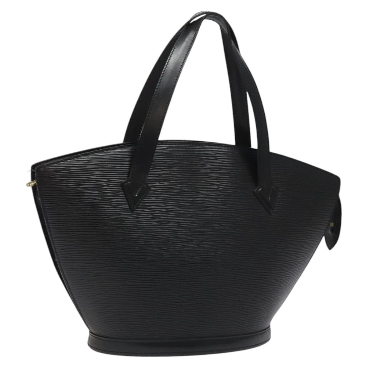 LOUIS VUITTON Epi Saint Jacques Hand Bag Black M52272 LV Auth BA365
