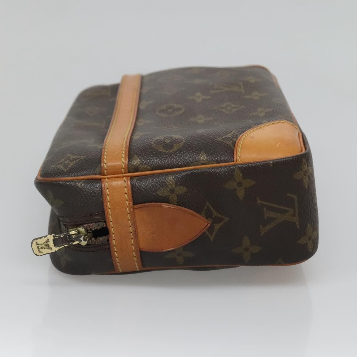 LOUIS VUITTON Monogram Compiegne 28 Clutch Bag M51845 LV Auth BA3702