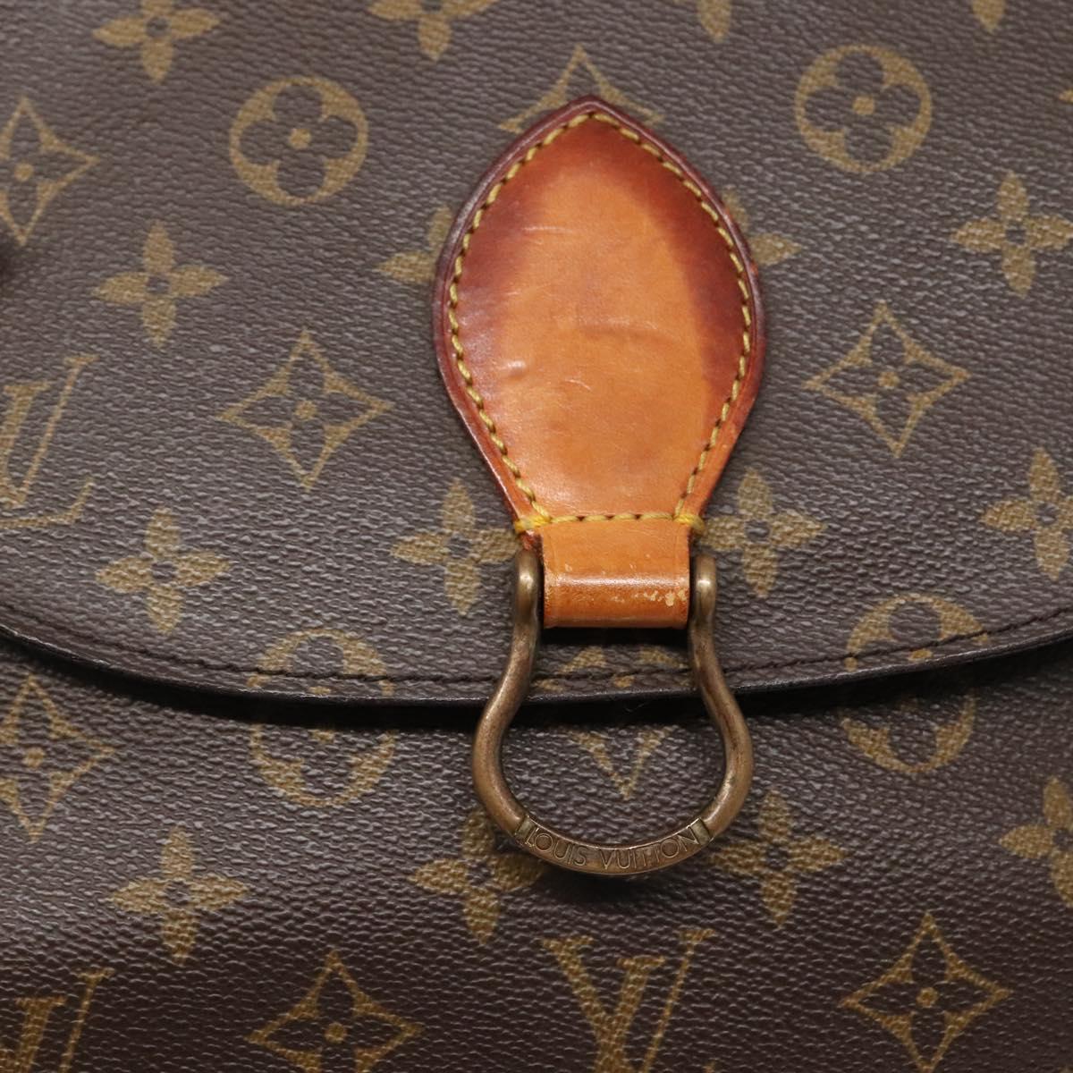 LOUIS VUITTON Monogram Saint Cloud GM Shoulder Bag M51242 LV Auth BA3705