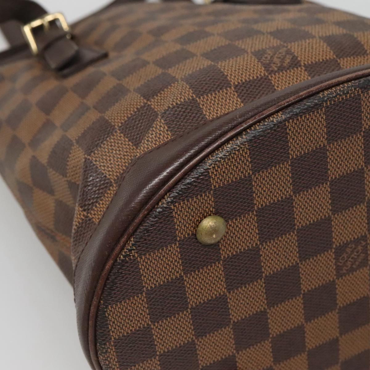 LOUIS VUITTON Damier Ebene Marais Shoulder Bag N42240 LV Auth BA3710