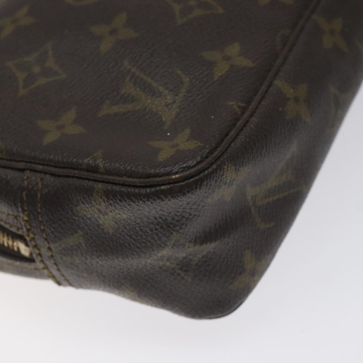 LOUIS VUITTON Monogram Trousse Toilette 23 Clutch Bag M47524 LV Auth BA3724