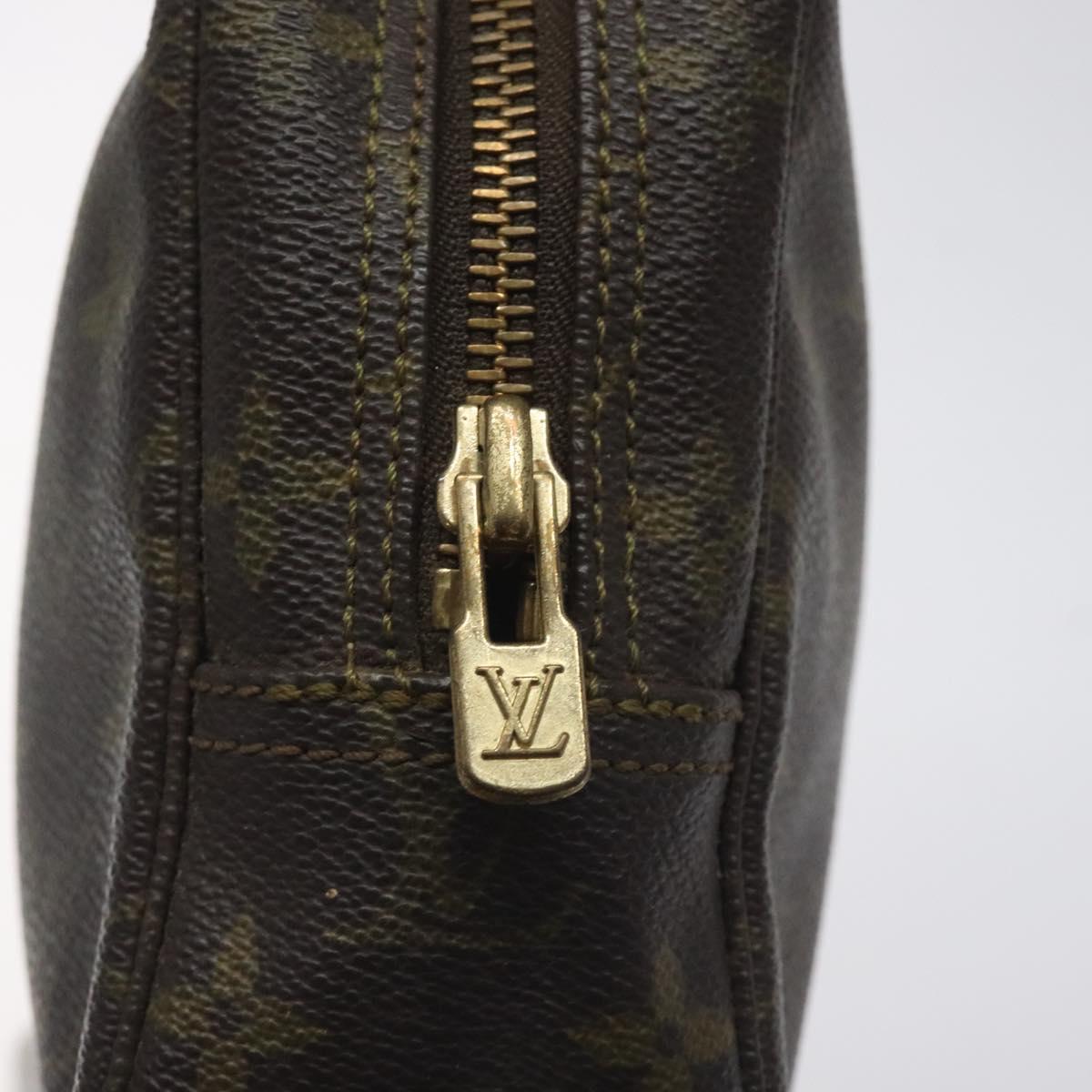 LOUIS VUITTON Monogram Trousse Toilette 23 Clutch Bag M47524 LV Auth BA3724