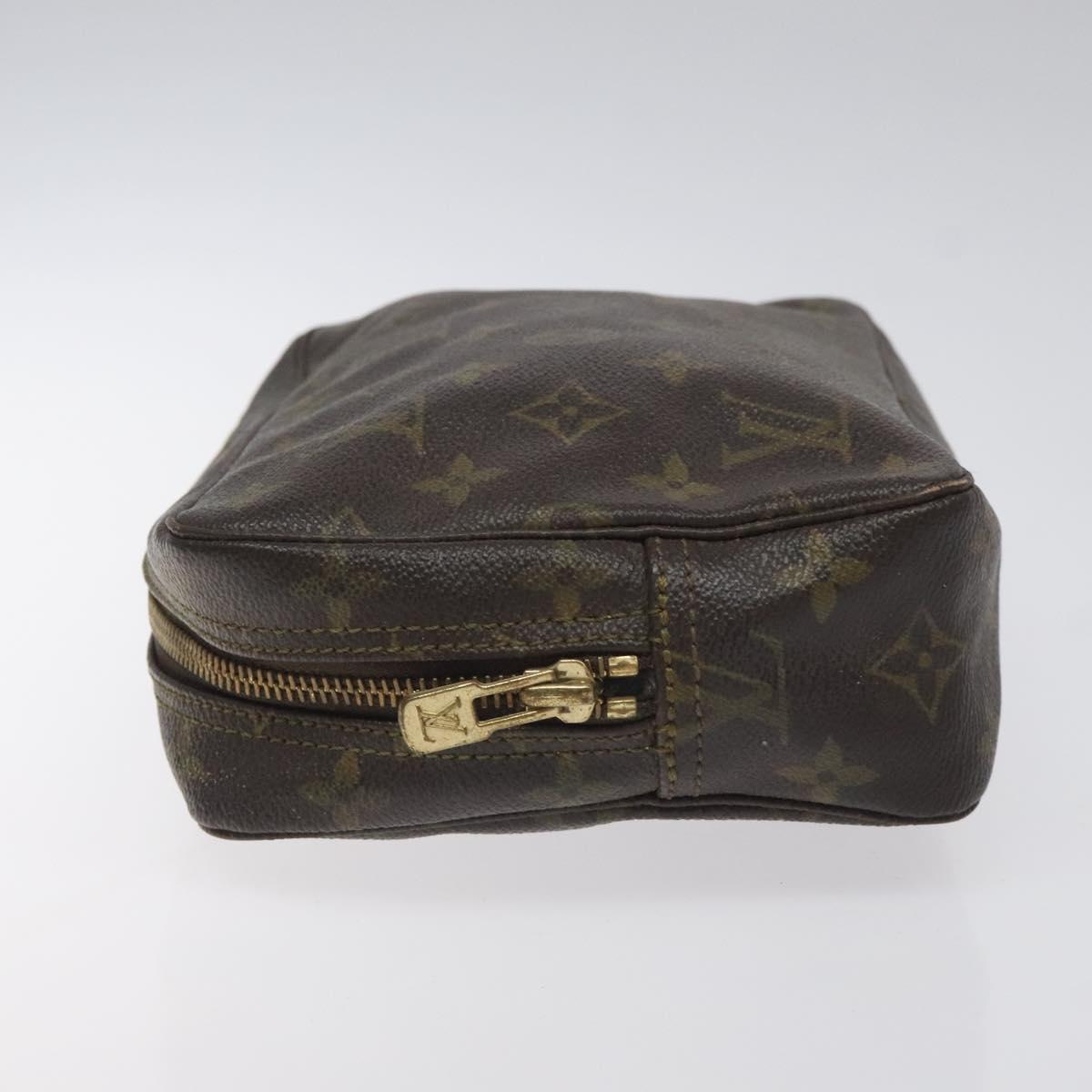 LOUIS VUITTON Monogram Trousse Toilette 23 Clutch Bag M47524 LV Auth BA3724