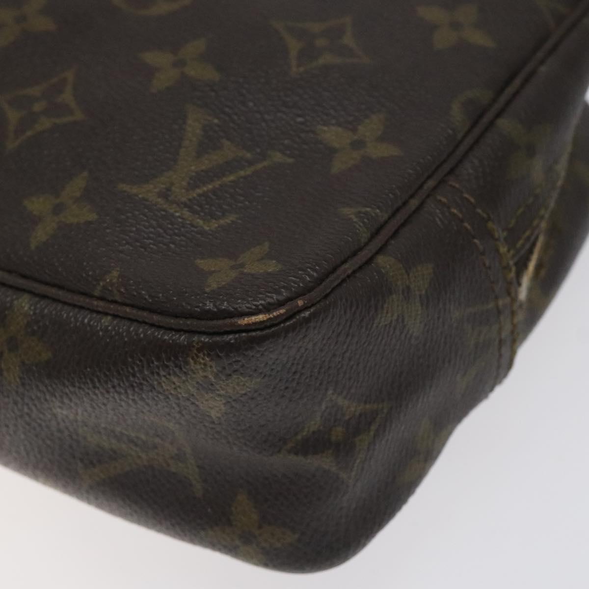 LOUIS VUITTON Monogram Trousse Toilette 23 Clutch Bag M47524 LV Auth BA3724