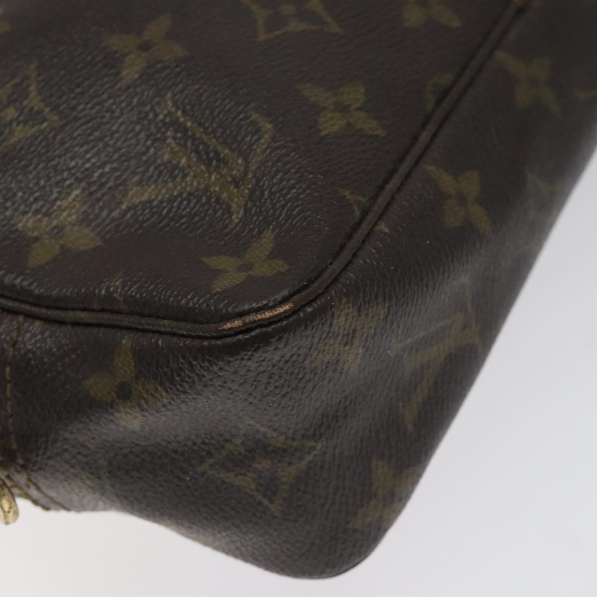 LOUIS VUITTON Monogram Trousse Toilette 23 Clutch Bag M47524 LV Auth BA3724