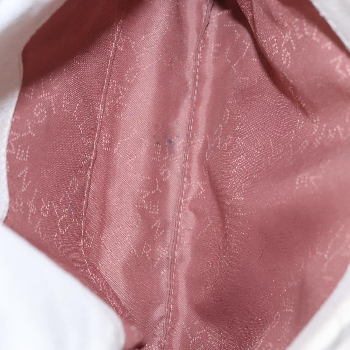 Stella MacCartney Chain Shoulder Bag Suede White Auth BA375