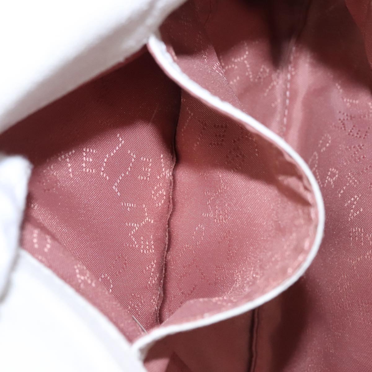 Stella MacCartney Chain Shoulder Bag Suede White Auth BA375