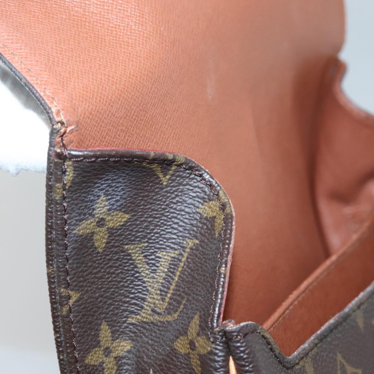 LOUIS VUITTON Monogram Cartouchiere MM Shoulder Bag M51253 LV Auth BA3758