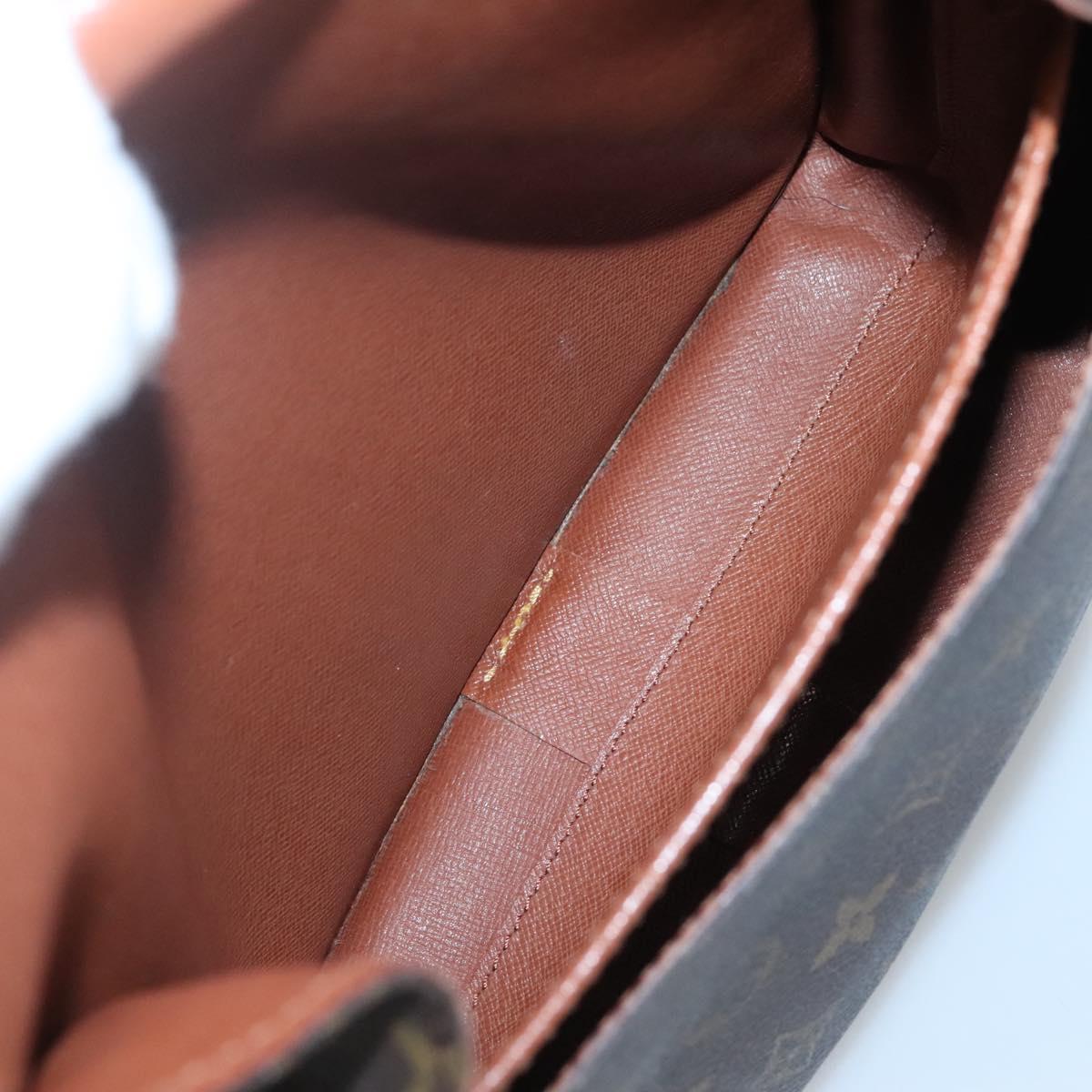 LOUIS VUITTON Monogram Cartouchiere MM Shoulder Bag M51253 LV Auth BA3758