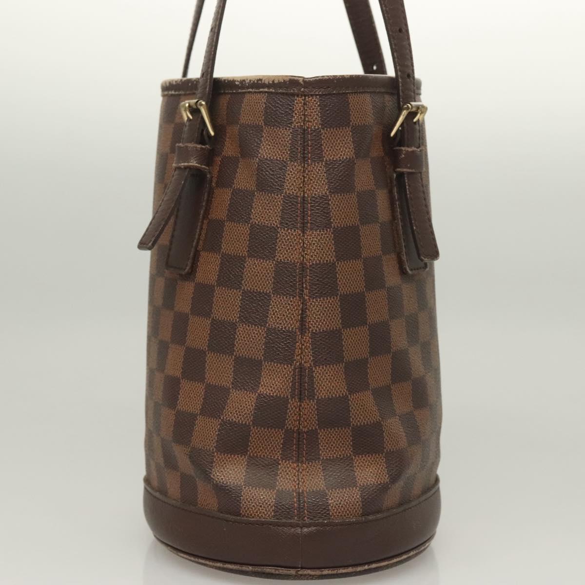 LOUIS VUITTON Damier Ebene Marais Shoulder Bag N42240 LV Auth BA3759
