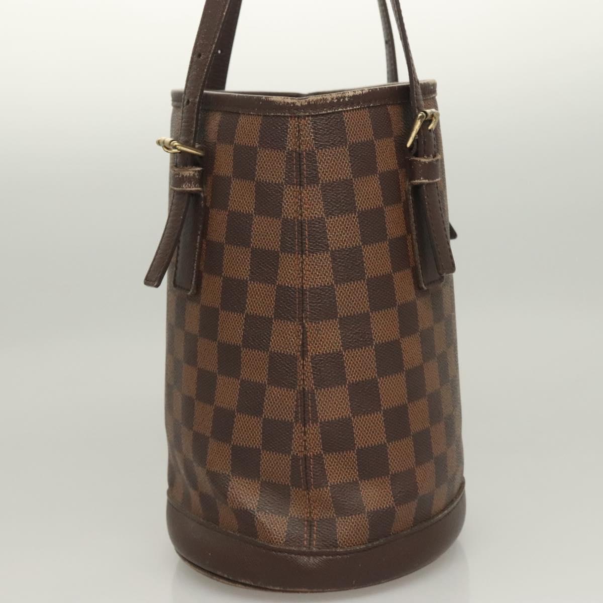 LOUIS VUITTON Damier Ebene Marais Shoulder Bag N42240 LV Auth BA3759