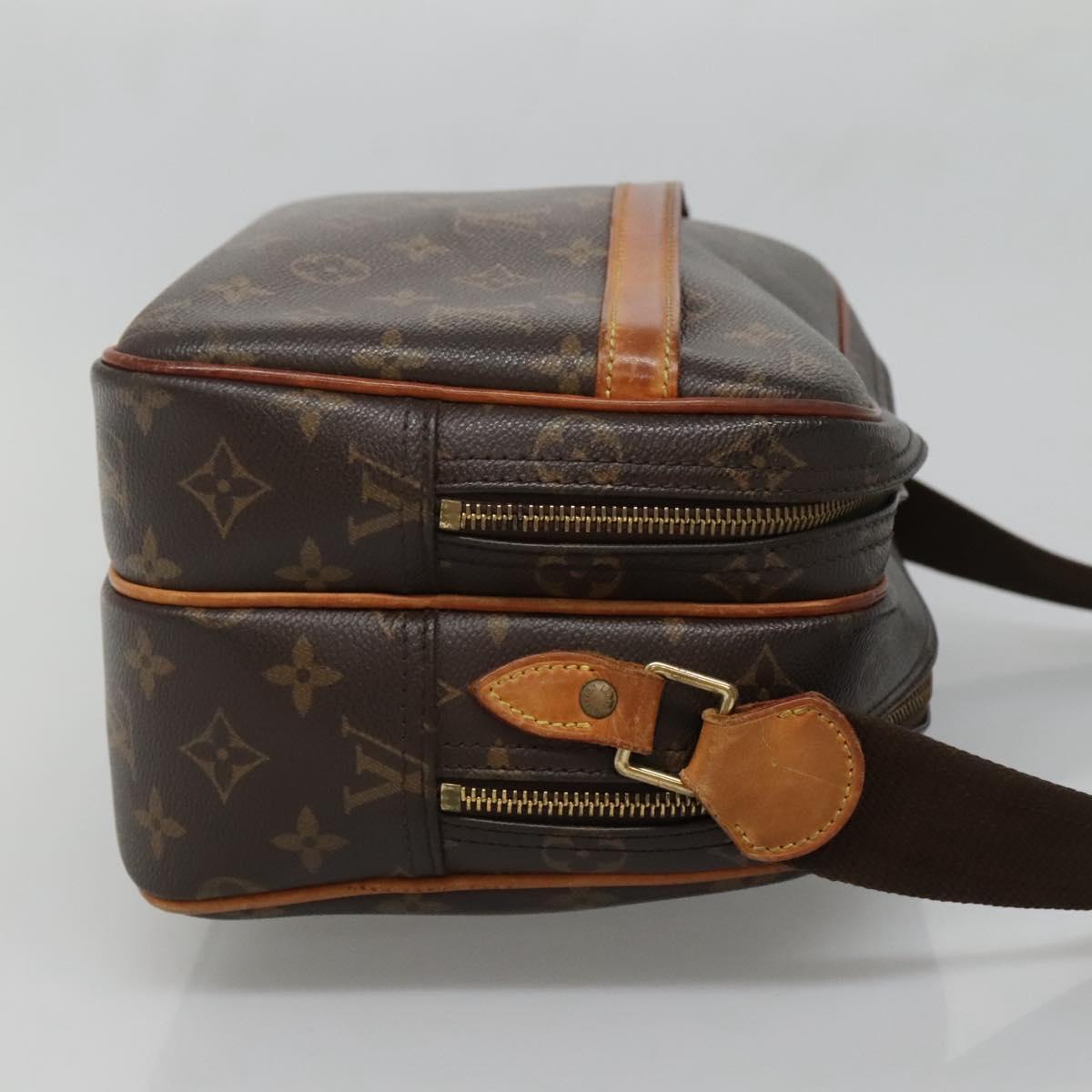 LOUIS VUITTON Monogram Reporter PM Shoulder Bag M45254 LV Auth BA3768
