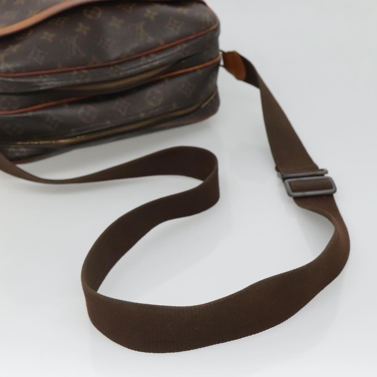 LOUIS VUITTON Monogram Reporter PM Shoulder Bag M45254 LV Auth BA3768