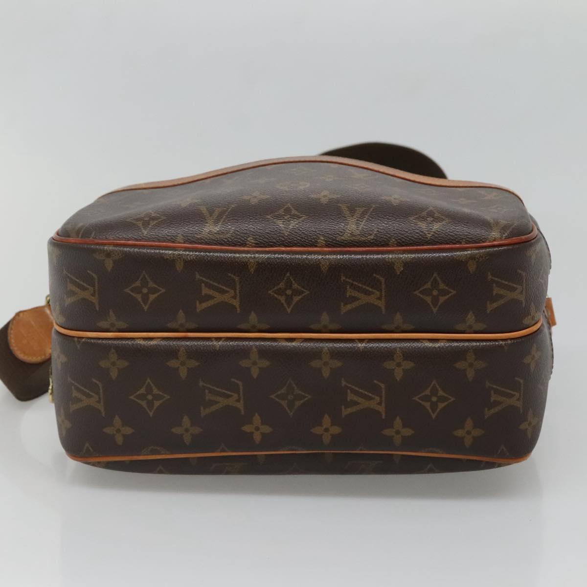 LOUIS VUITTON Monogram Reporter PM Shoulder Bag M45254 LV Auth BA3768